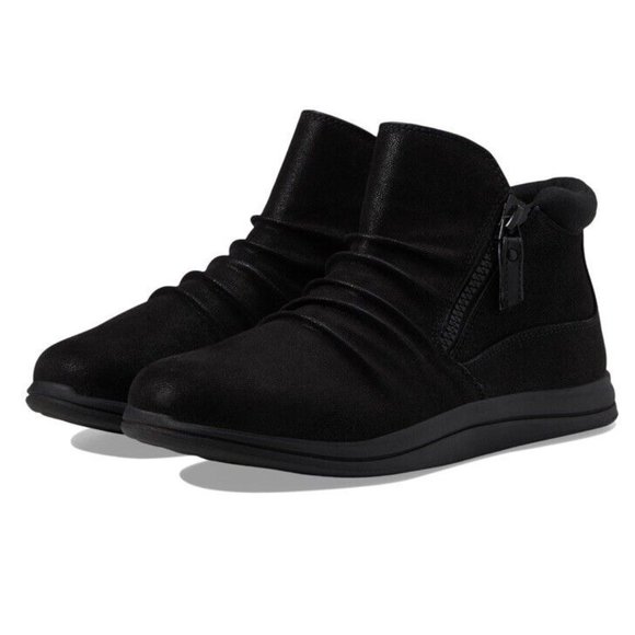 Clarks Breeze Range Boots Women's 7.5M Black Ankle - Picture 1 of 10